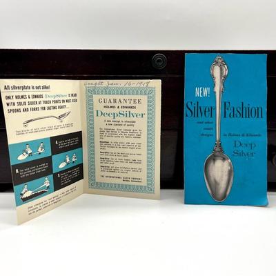 Holmes & Edwards Deep Silver Flatware Set