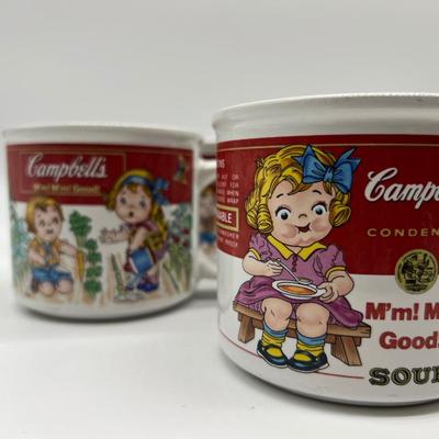 1993 Campbells Soup Mugs Set Of 4