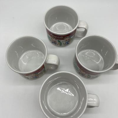 1993 Campbells Soup Mugs Set Of 4