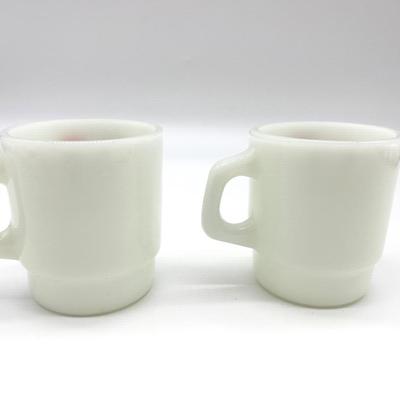 Vintage McDonalds Fire King Mugs
