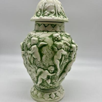 Vintage Large Ornate Decorative Cherubs Angels