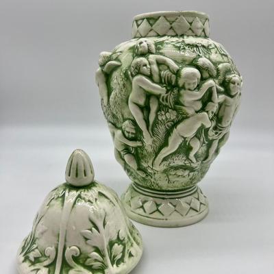 Vintage Large Ornate Decorative Cherubs Angels