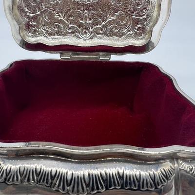 Silver Plated Jewelry Box
