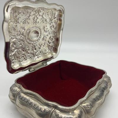 Silver Plated Jewelry Box