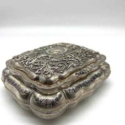 Silver Plated Jewelry Box