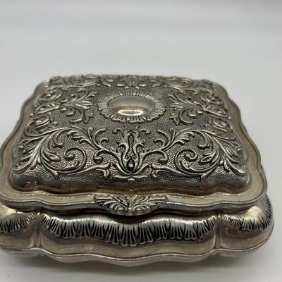 Silver Plated Jewelry Box