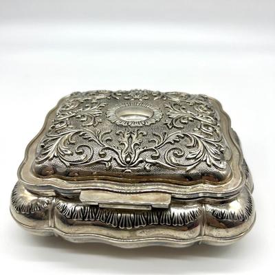 Silver Plated Jewelry Box