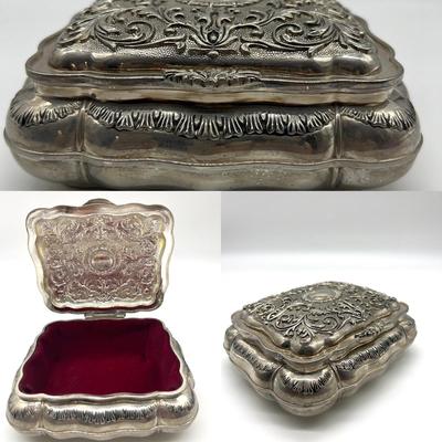 Silver Plated Jewelry Box