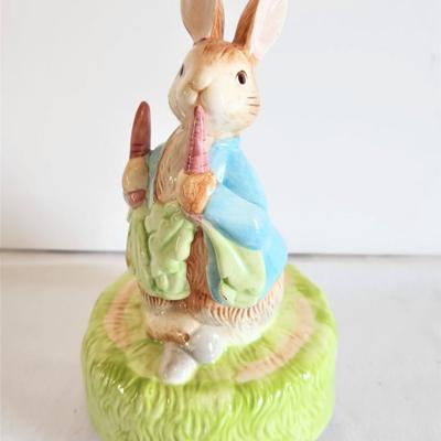 Lot #19  Schmid Beatrix Potter Peter Rabbit Music Box
