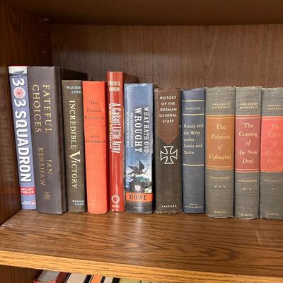 Mixed Lot of Books - Military, Art, WWII, Classics