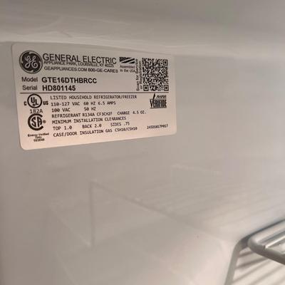 Super Clean GE Refrigerator Freezer Top GTE16DTHBRCC