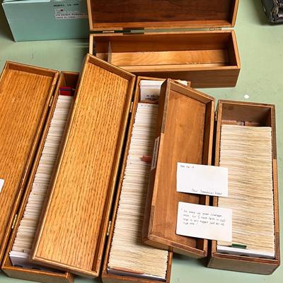 Vintage Wooden Boxes HAND WRITTEN Bible Verses