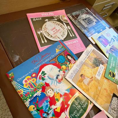 Lot of vintage Sales Catalogs