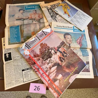 Vintage newspapers