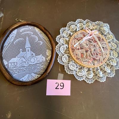 2 needlework pictures