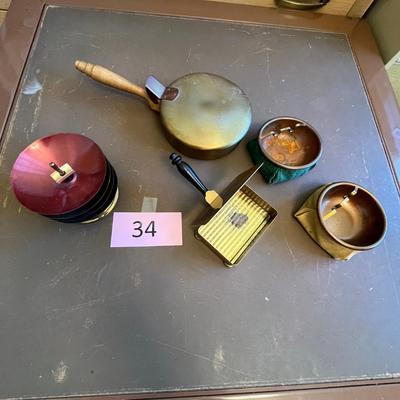 Lot of ashtrays