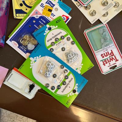 Lot of sewing snaps and notions