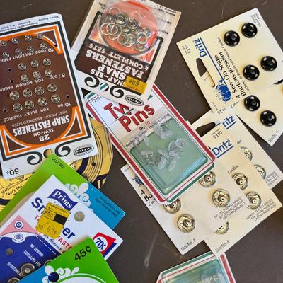 Lot of sewing snaps and notions