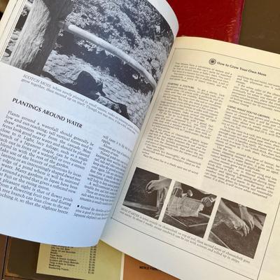 Vintage gardening books