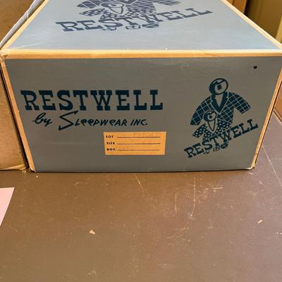 Vintage Restwell sleepwear box
