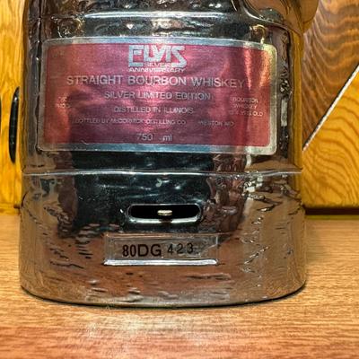 ELVIS SILVER ANNIVERSARY LIMITED EDITION SEALED LIQUOR DECANTER