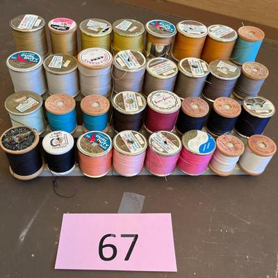 Spool rack full of thread!