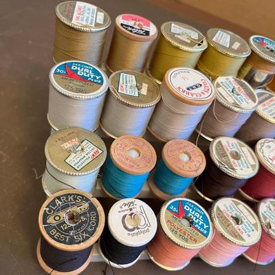Spool rack full of thread!