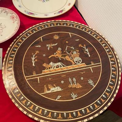 Hand painted Vintage serving plates