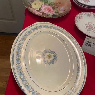 Hand painted Vintage serving plates