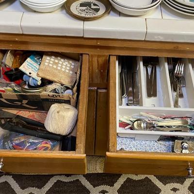 Kitchen Utensils and useful drawer contents