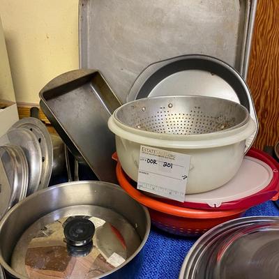 pots and pans and cooking utensils