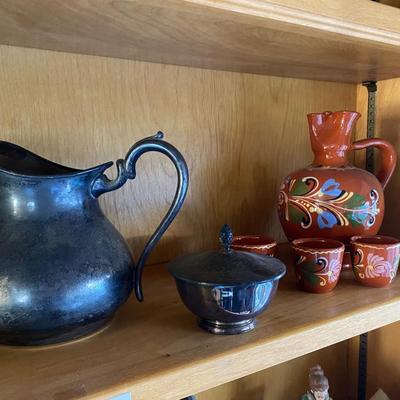 Home collectibles vintage Pewter and figurines