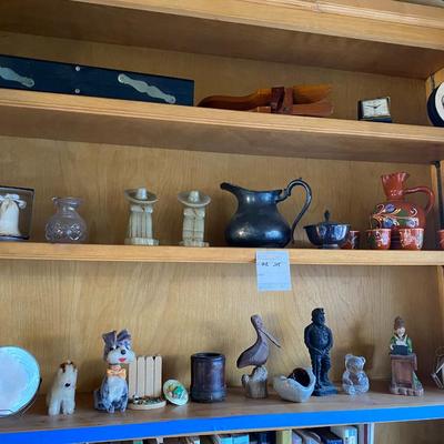 Home collectibles vintage Pewter and figurines