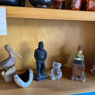 Home collectibles vintage Pewter and figurines