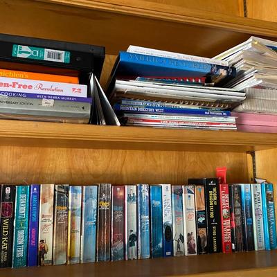 Four Book shelves  collected paperback and Hardbacks