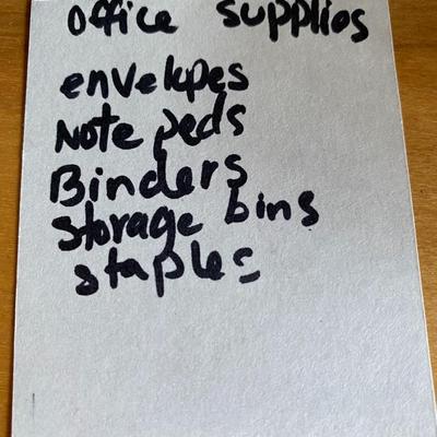 Office supplies  Paper Organizers