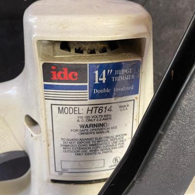 Electric IDC 14â€ Hedge Trimmer