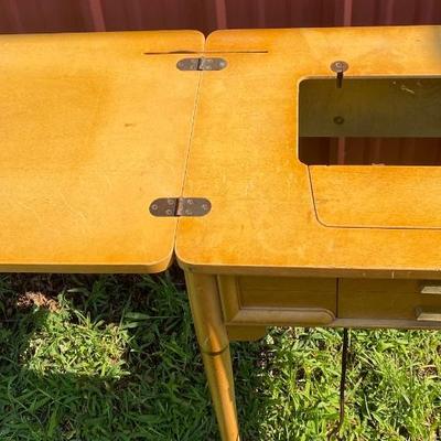 Vintage Sewing Machine Cabinet