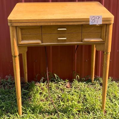 Vintage Sewing Machine Cabinet