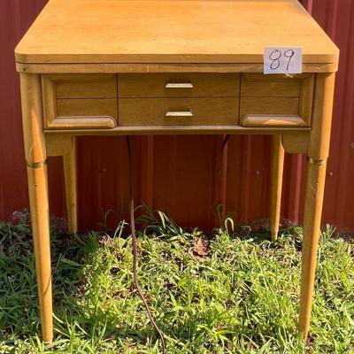 Vintage Sewing Machine Cabinet