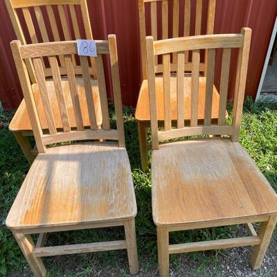 4 Sturdy Kitchen Chairs