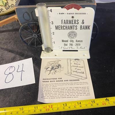 Vintage Rain Gauge and More