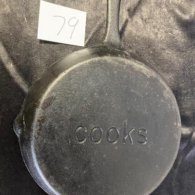 Cooks Iron Skillet