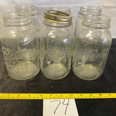 6 Ball Canning Jars