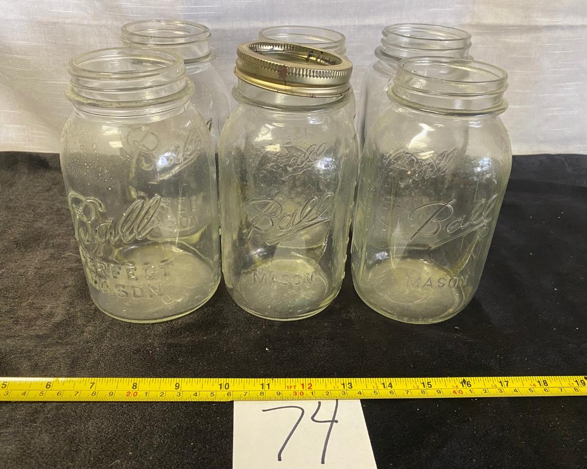 6 Ball Canning Jars