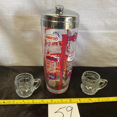 Vintage Bartender Cocktail Shaker