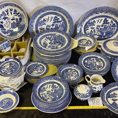 Huge Beautiful Set of Churchill Stoneware Set