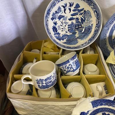 Huge Beautiful Set of Churchill Stoneware Set