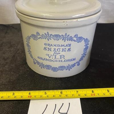 Grandmaâ€™s Snack Crock