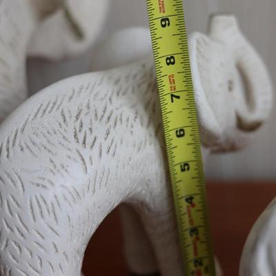 Plaster Elephant Herd Made in Mexico